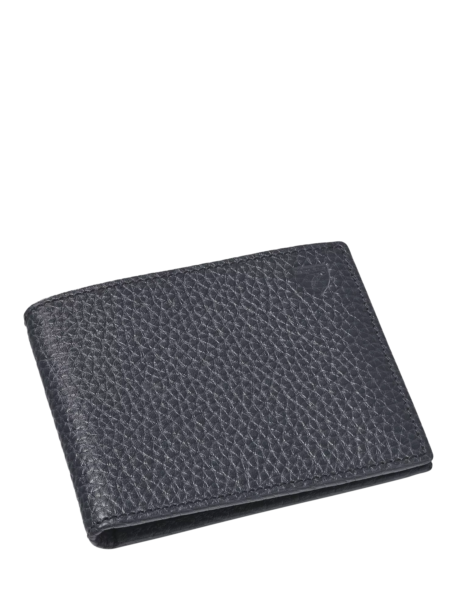 Aspinal of London Navy RFID leather billfold wallet - British product