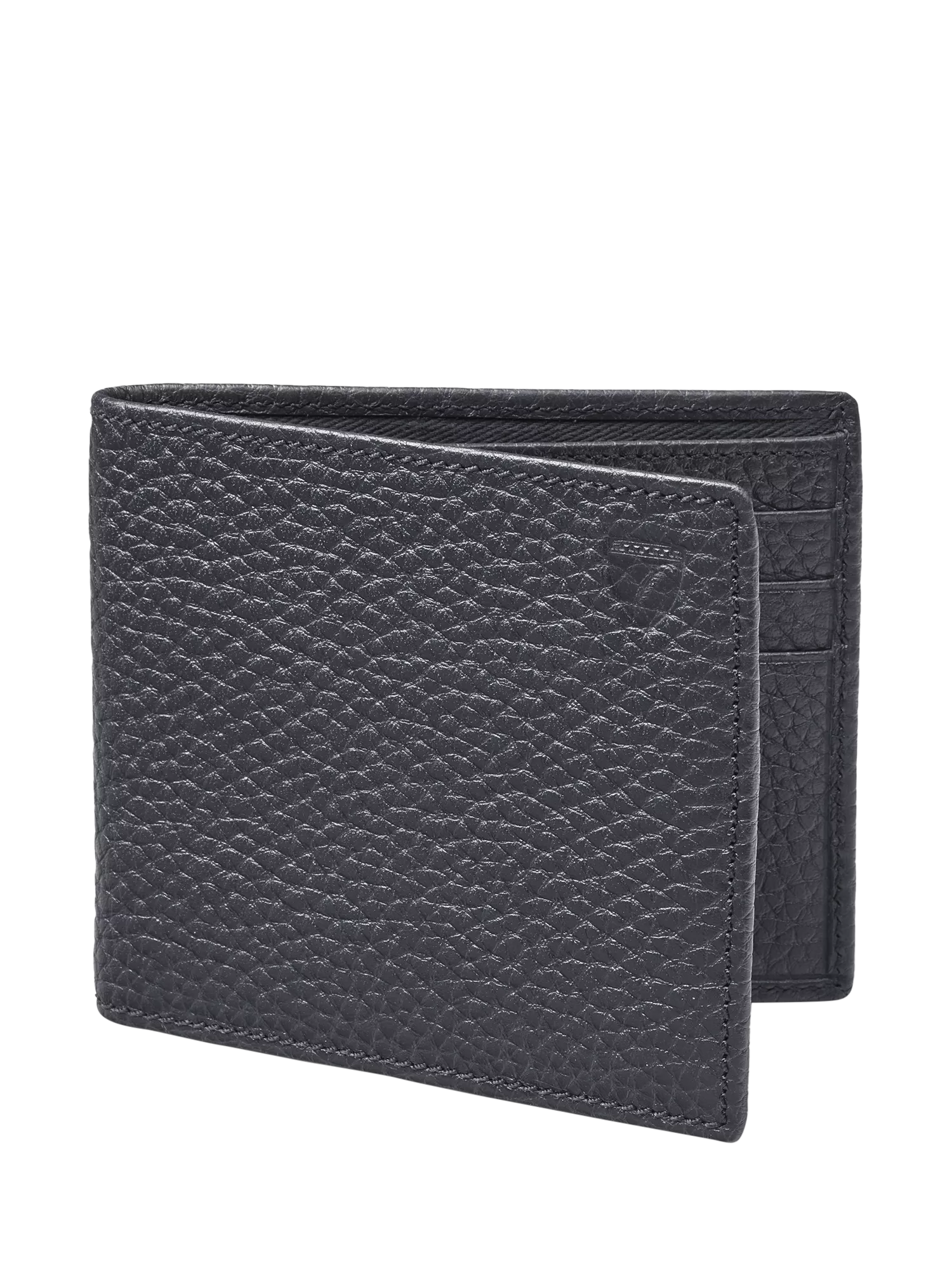 Aspinal of London Navy RFID leather billfold wallet - British product
