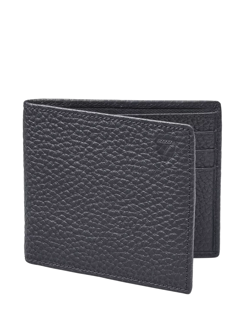Aspinal of London Navy RFID leather billfold wallet - British product