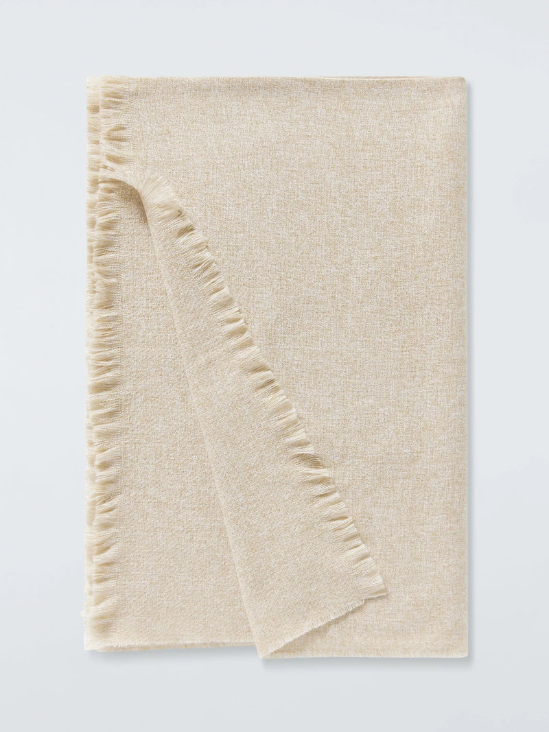 John Lewis space dyed throw single bed size (British brand)