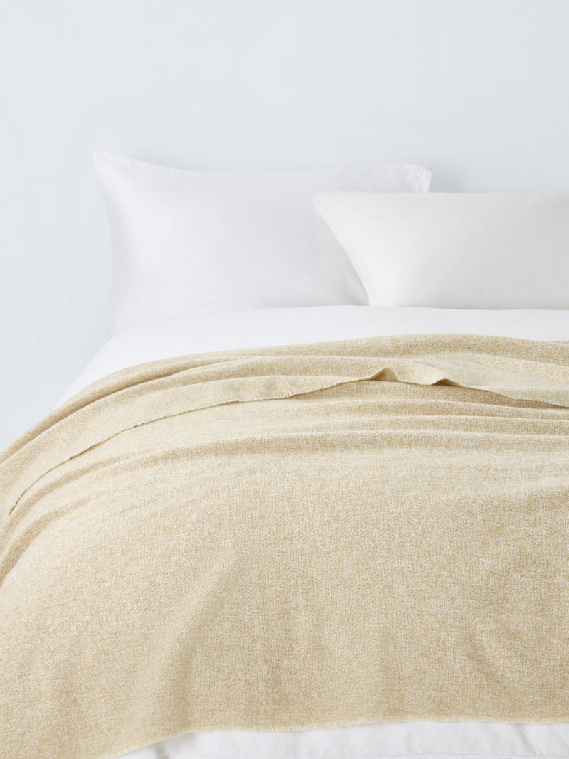 John Lewis space dyed throw single bed size (British brand)