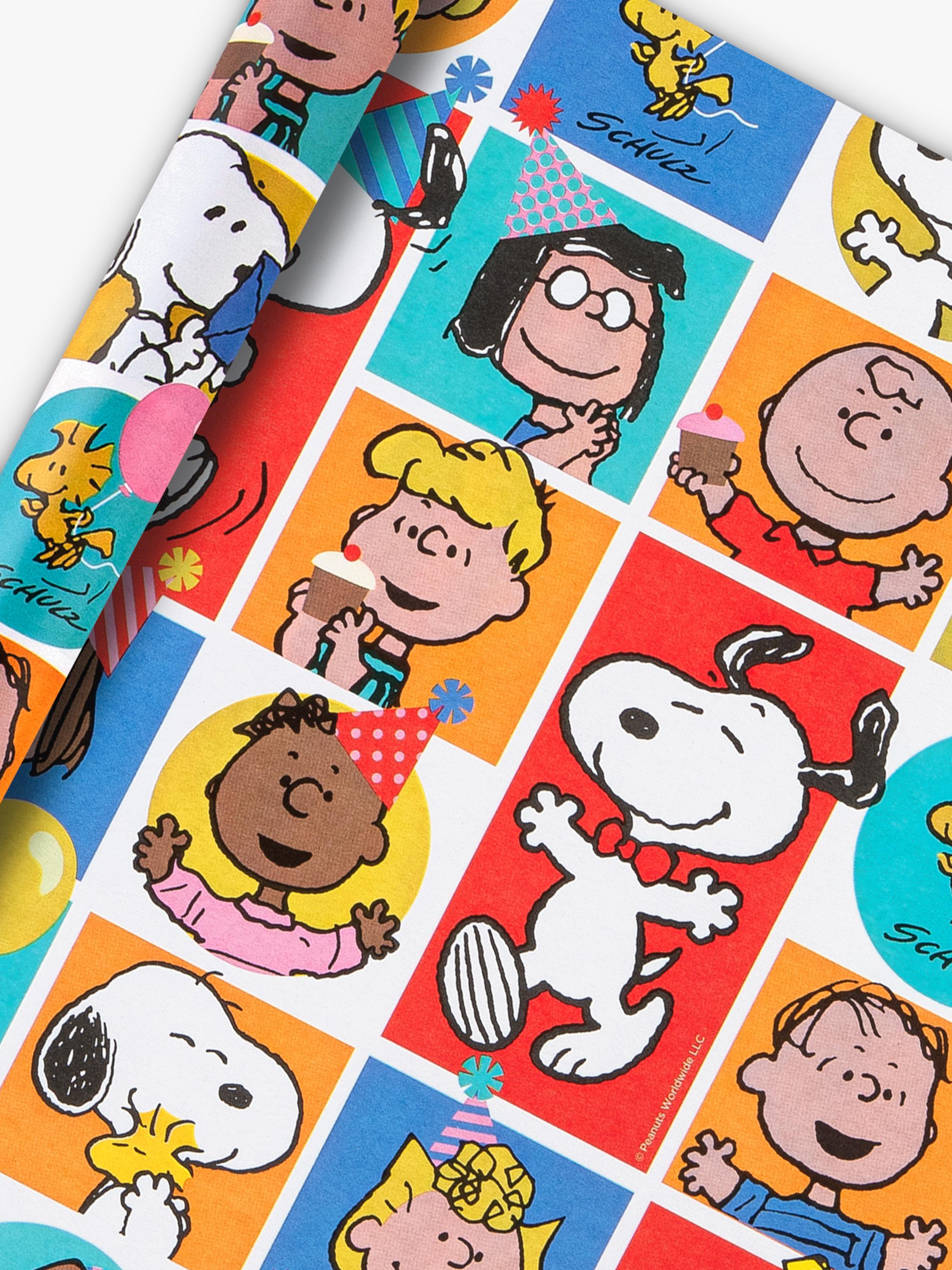 Character-Themed Wrapping Paper Roll 3m with Tear Strip and Cutting Grid