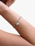 Astley Clarke sterling silver locket bracelet with white sapphire (British brand)