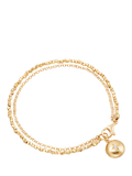 Astley Clarke sterling silver locket bracelet with white sapphire (British brand)