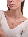 Astley Clarke compass spinner locket necklace gold, imported from the UK