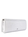 Kurt Geiger Baily clutch bag silver crystal embellishment - British product