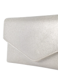 KG Kurt Geiger silver clutch bag, UK version