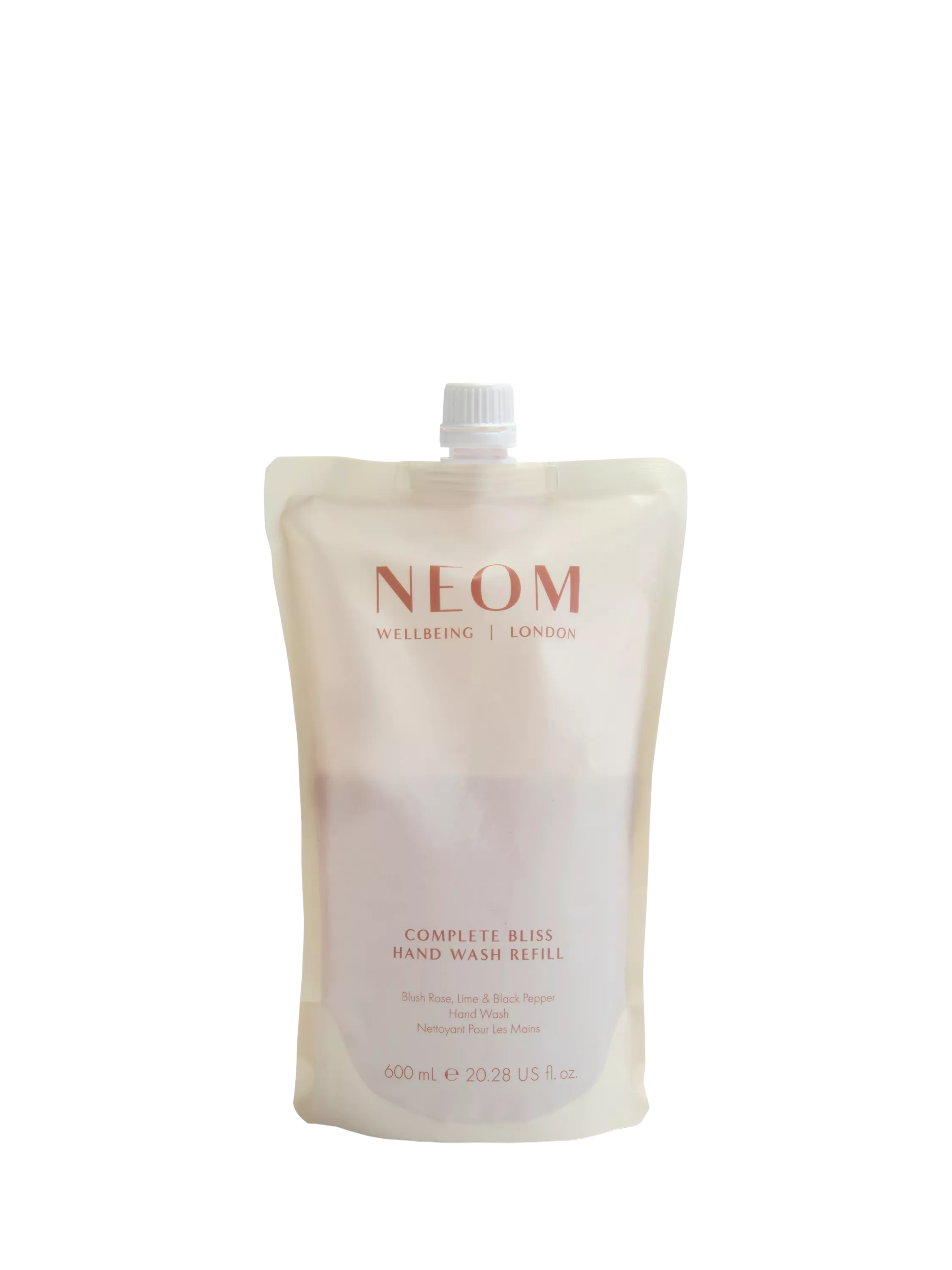NEOM Wellbeing London Complete Bliss hand wash refill 600ml - British product
