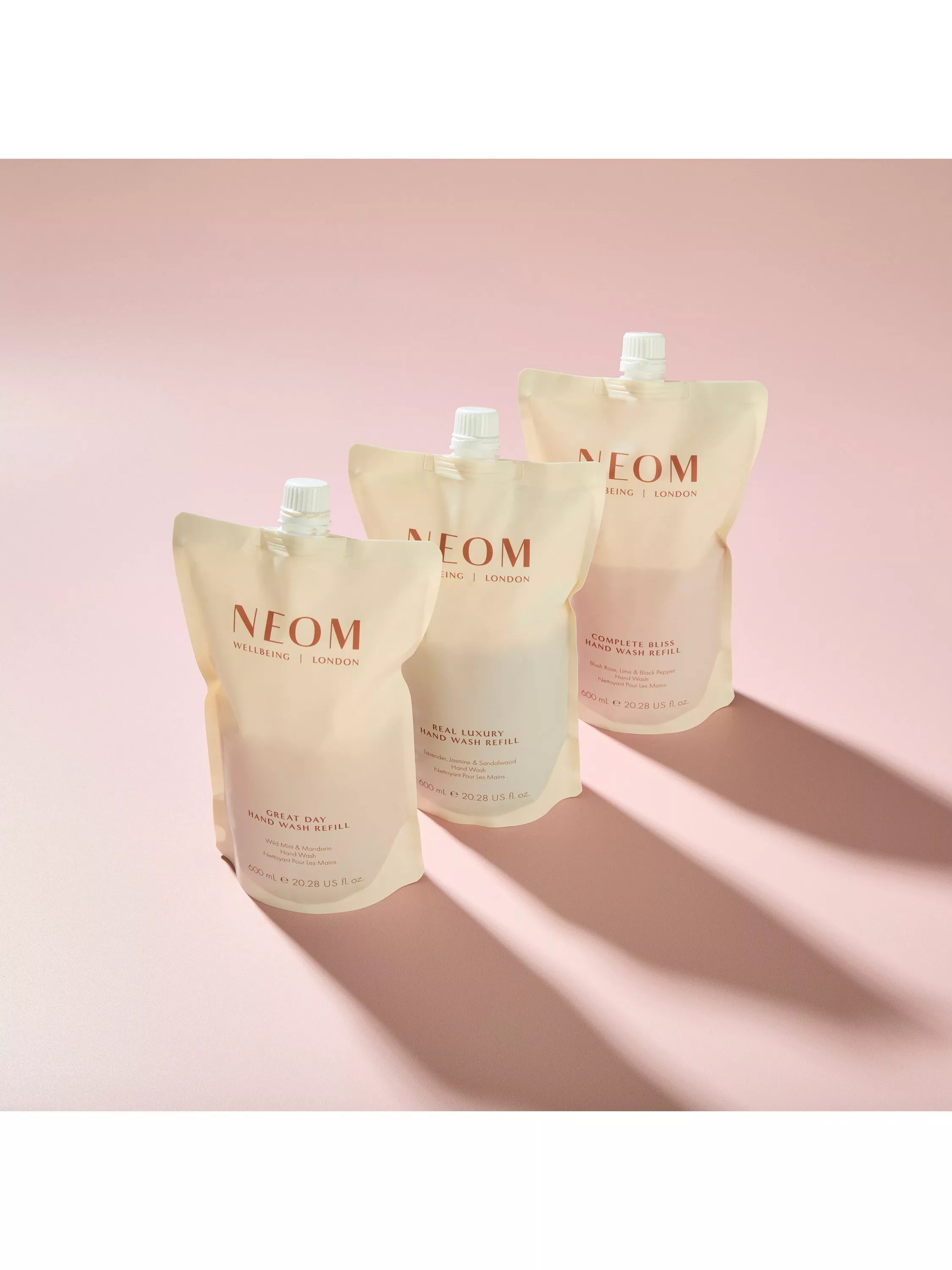 NEOM Wellbeing London Complete Bliss hand wash refill 600ml - British product