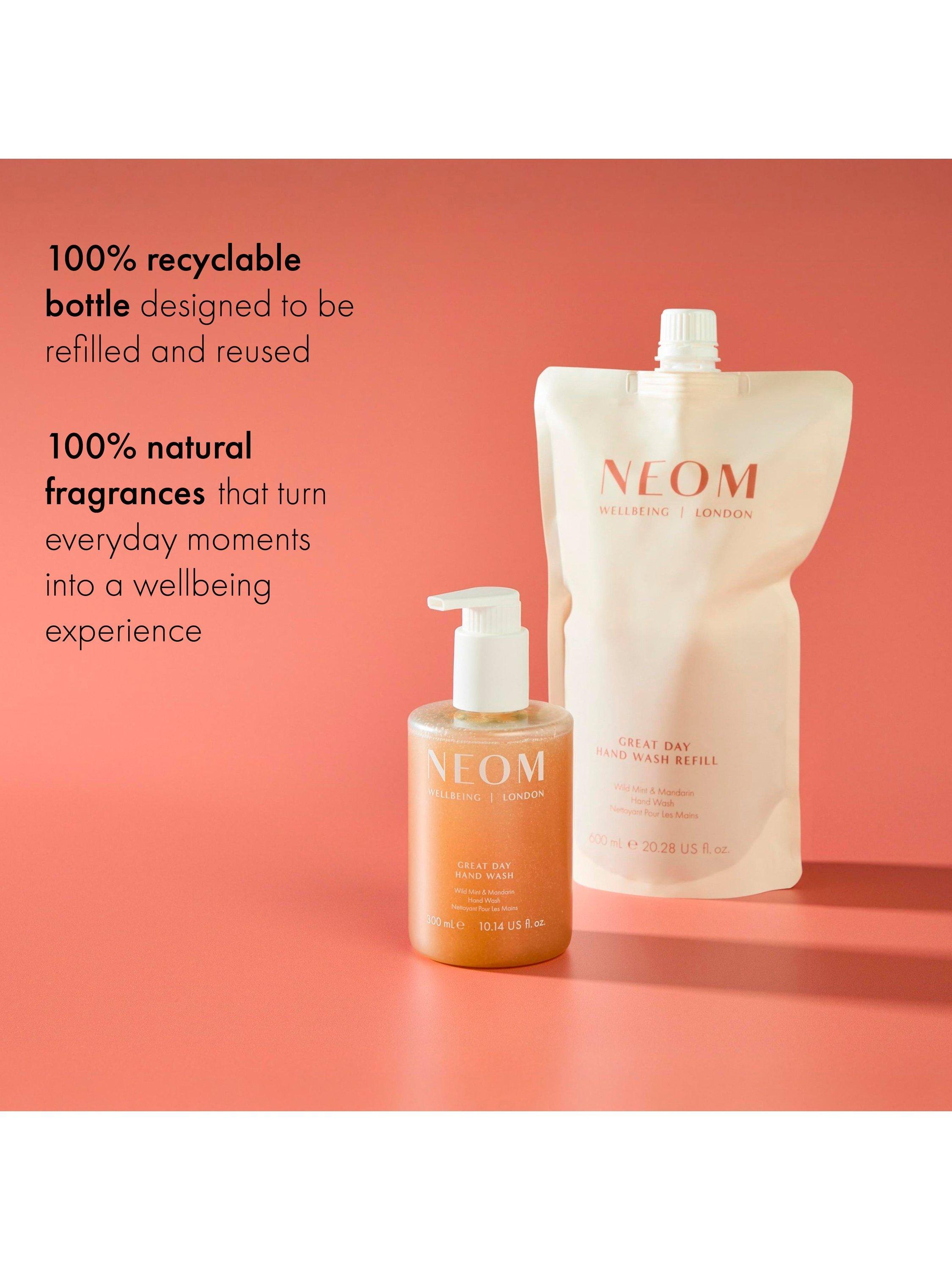 NEOM Wellbeing London Great Day hand wash refill 600ml, UK version