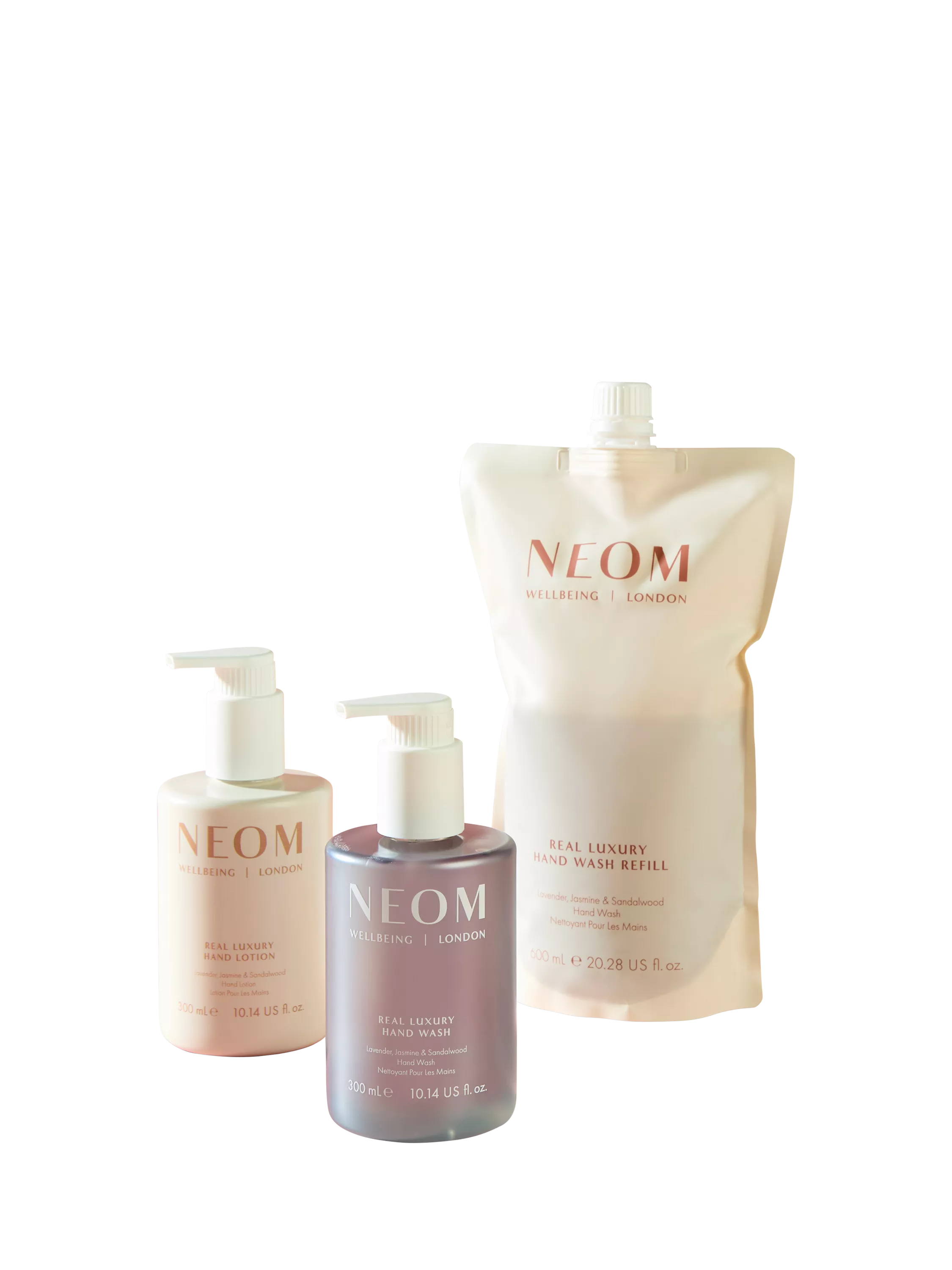 NEOM Wellbeing London hand wash refill 600ml (British brand)