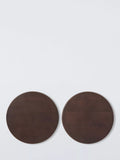 John Lewis round placemat set cocoa set of 2 (British brand)