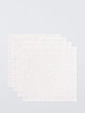 John Lewis bow embroidered cotton napkins set of 4, UK version
