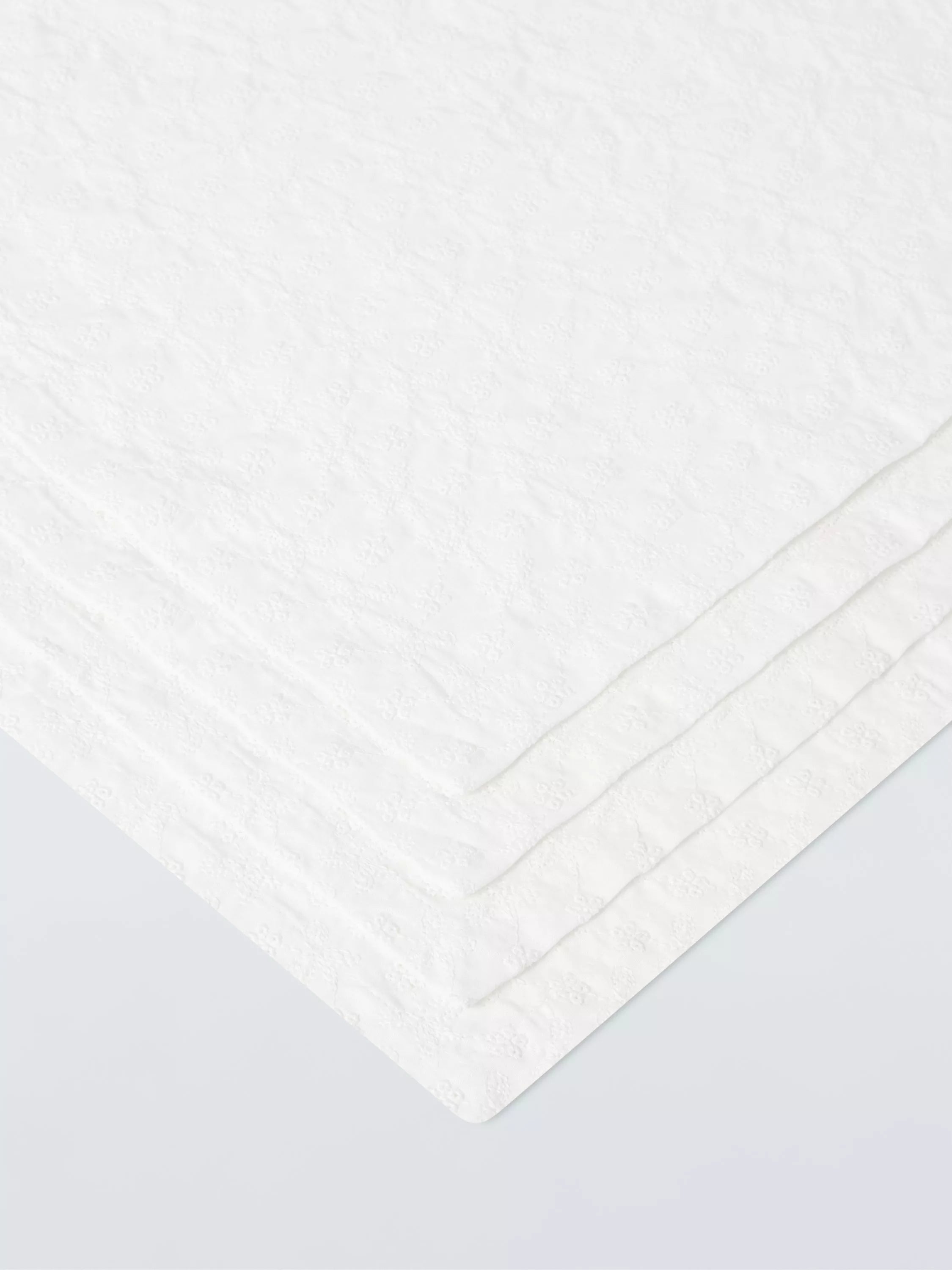 John Lewis bow embroidered cotton napkins set of 4, UK version