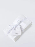 John Lewis cotton napkins set of 4 white 45x45, imported from the UK
