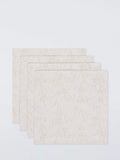 John Lewis gold foliage napkins set of 4, imported from the UK