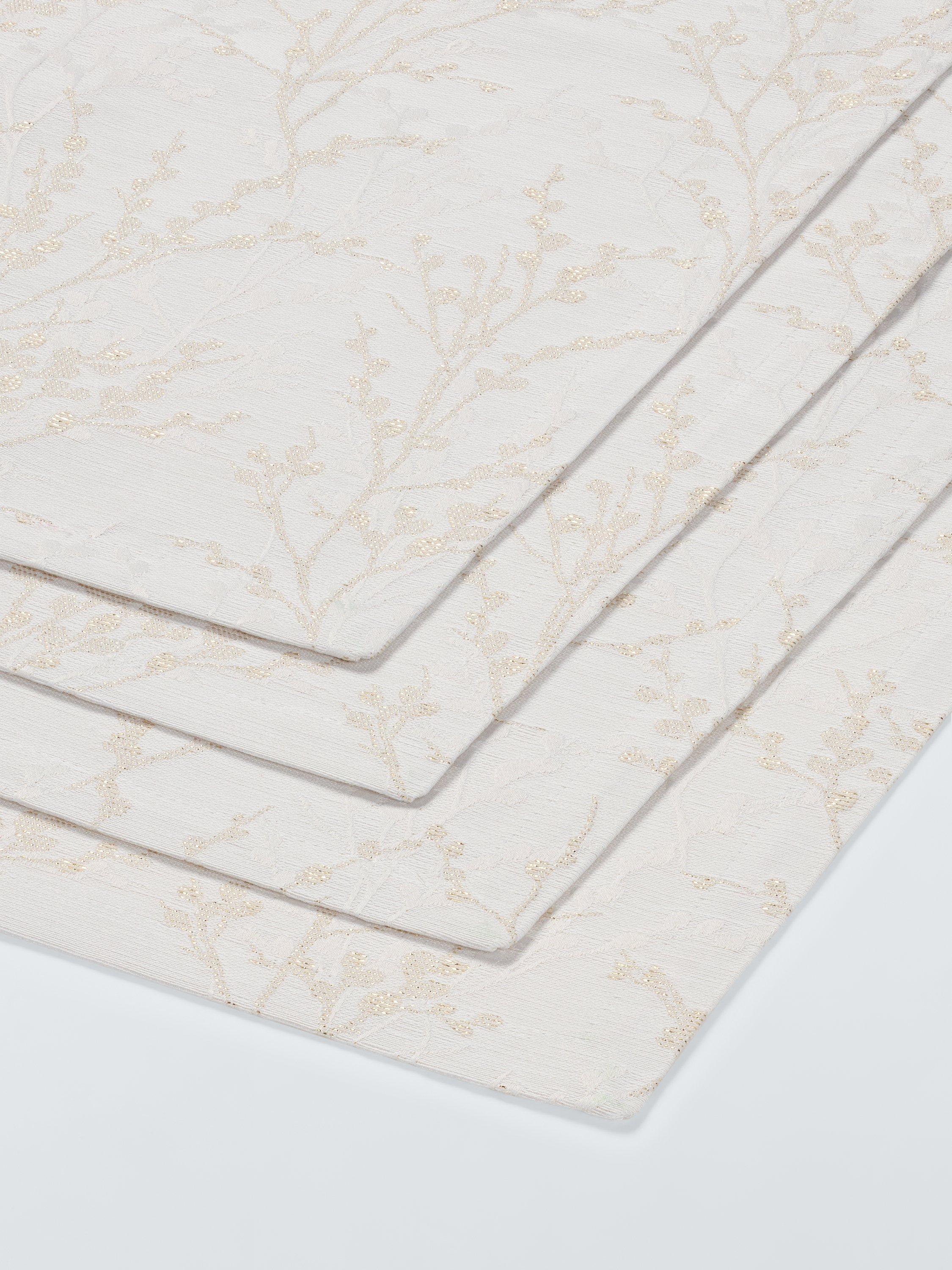 John Lewis gold foliage napkins set of 4, imported from the UK
