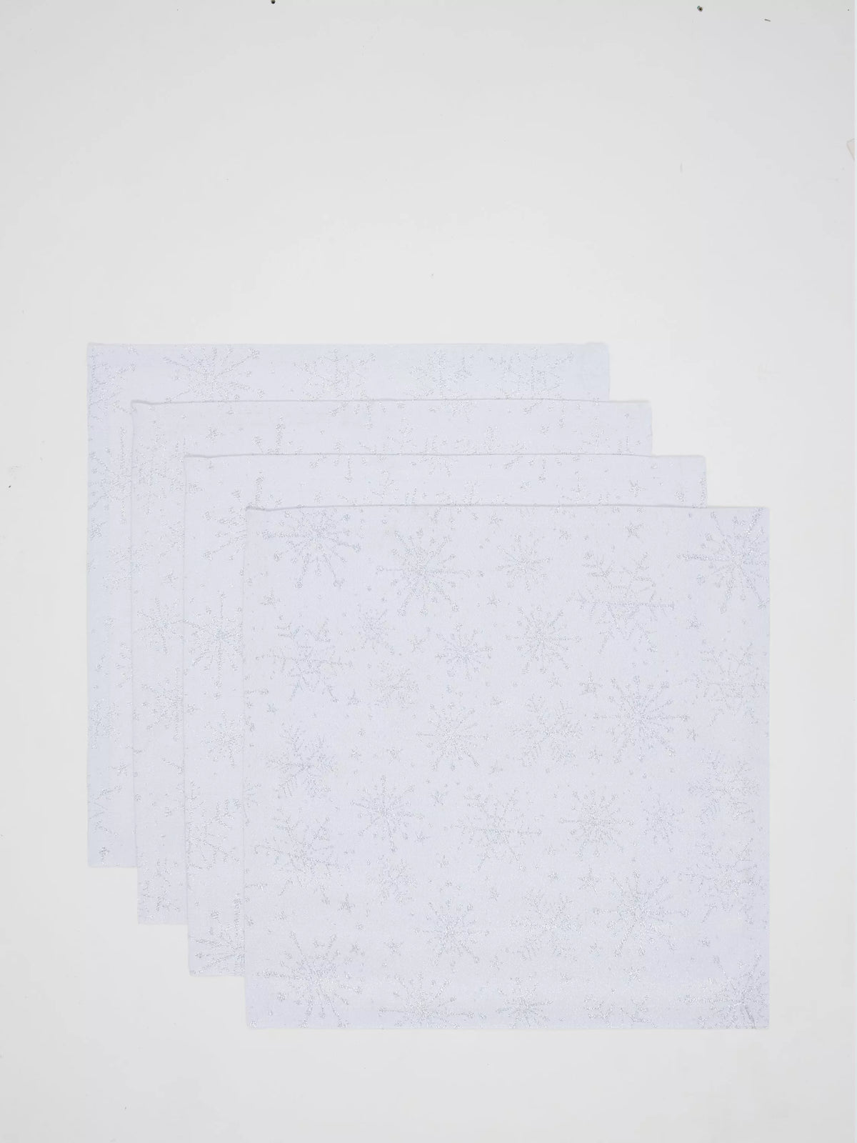 John Lewis snowflake jacquard napkins set of 4 (British brand)