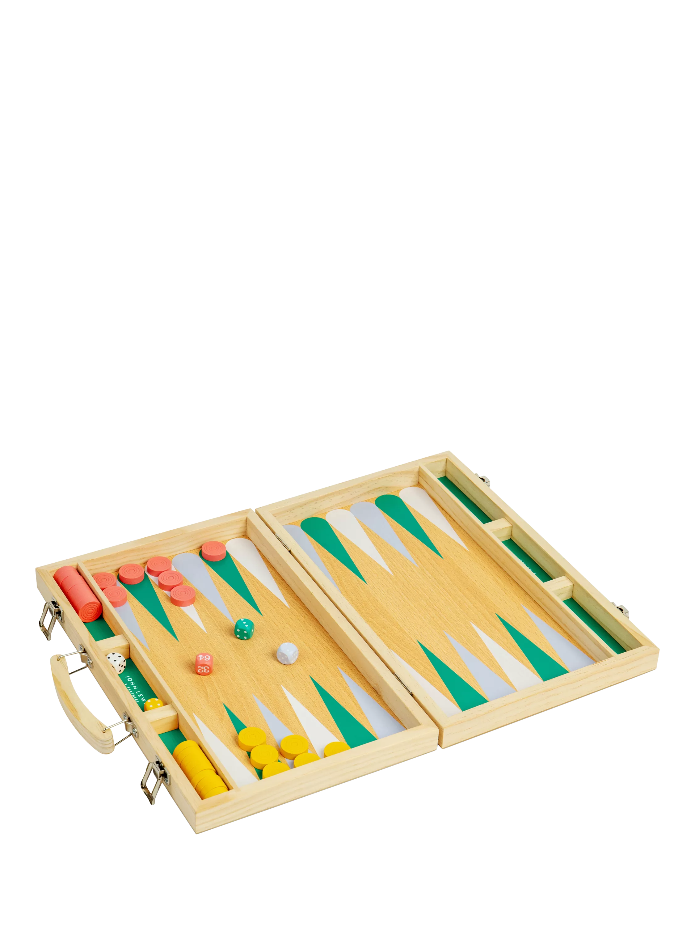 John Lewis Kids Wooden Backgammon Case - British product