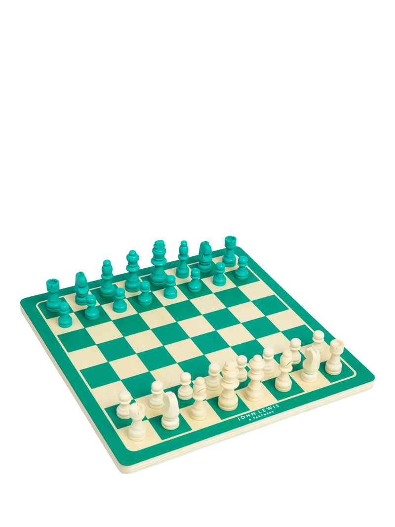 John Lewis chess and draughts set - British product