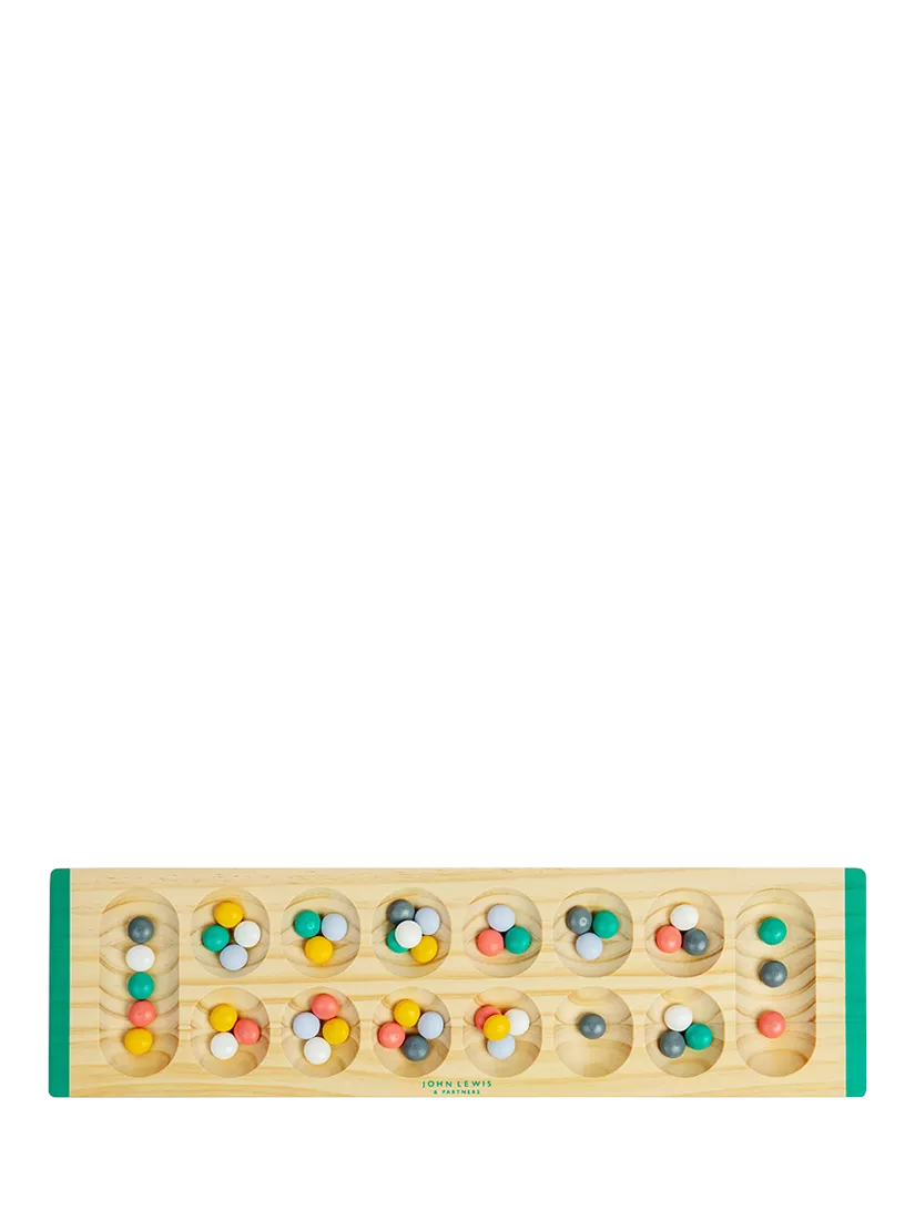 John Lewis wooden Mancala game for kids, imported from the UK