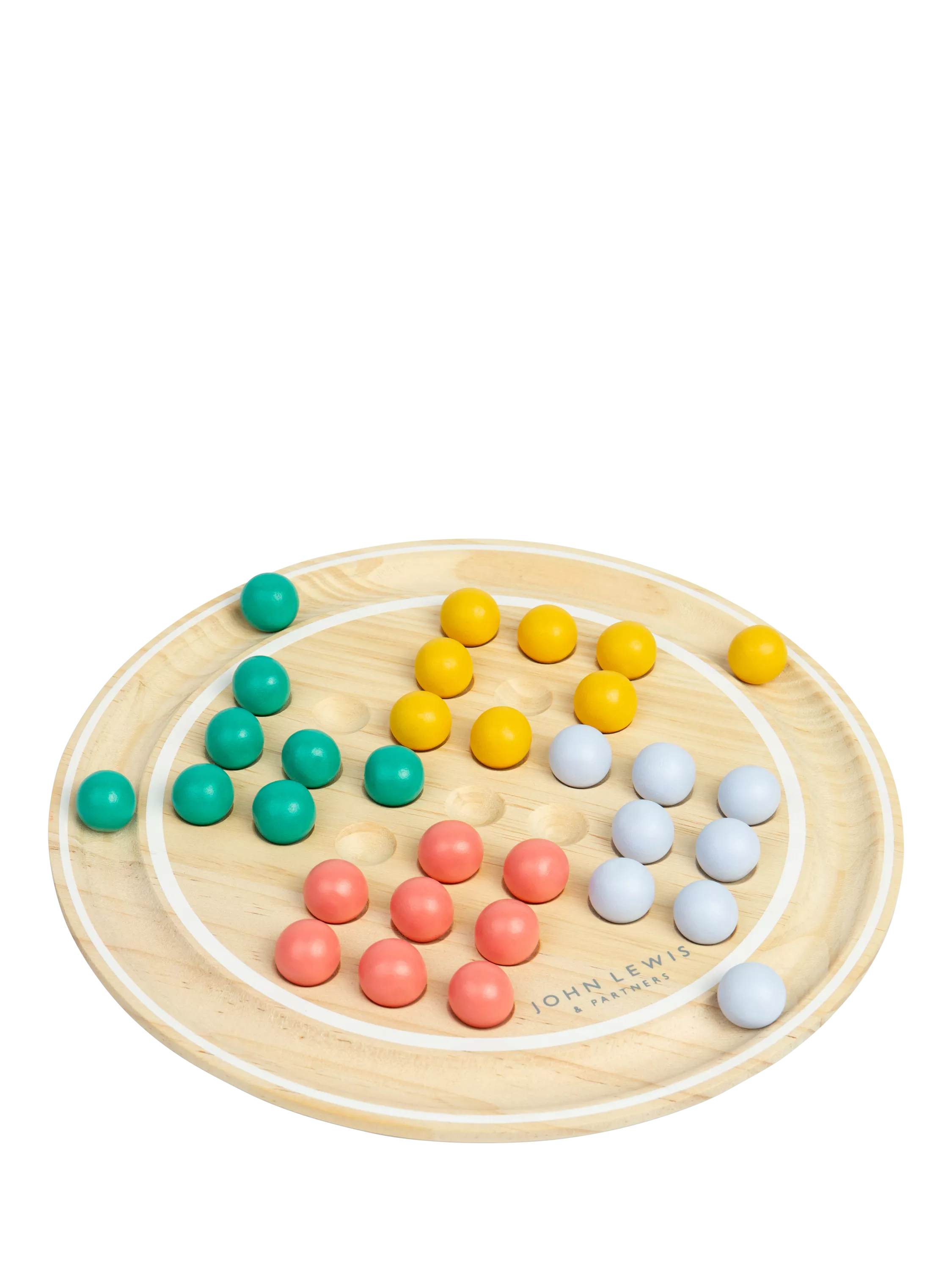 John Lewis wooden solitaire game FSC-certified pine wood, imported from the UK