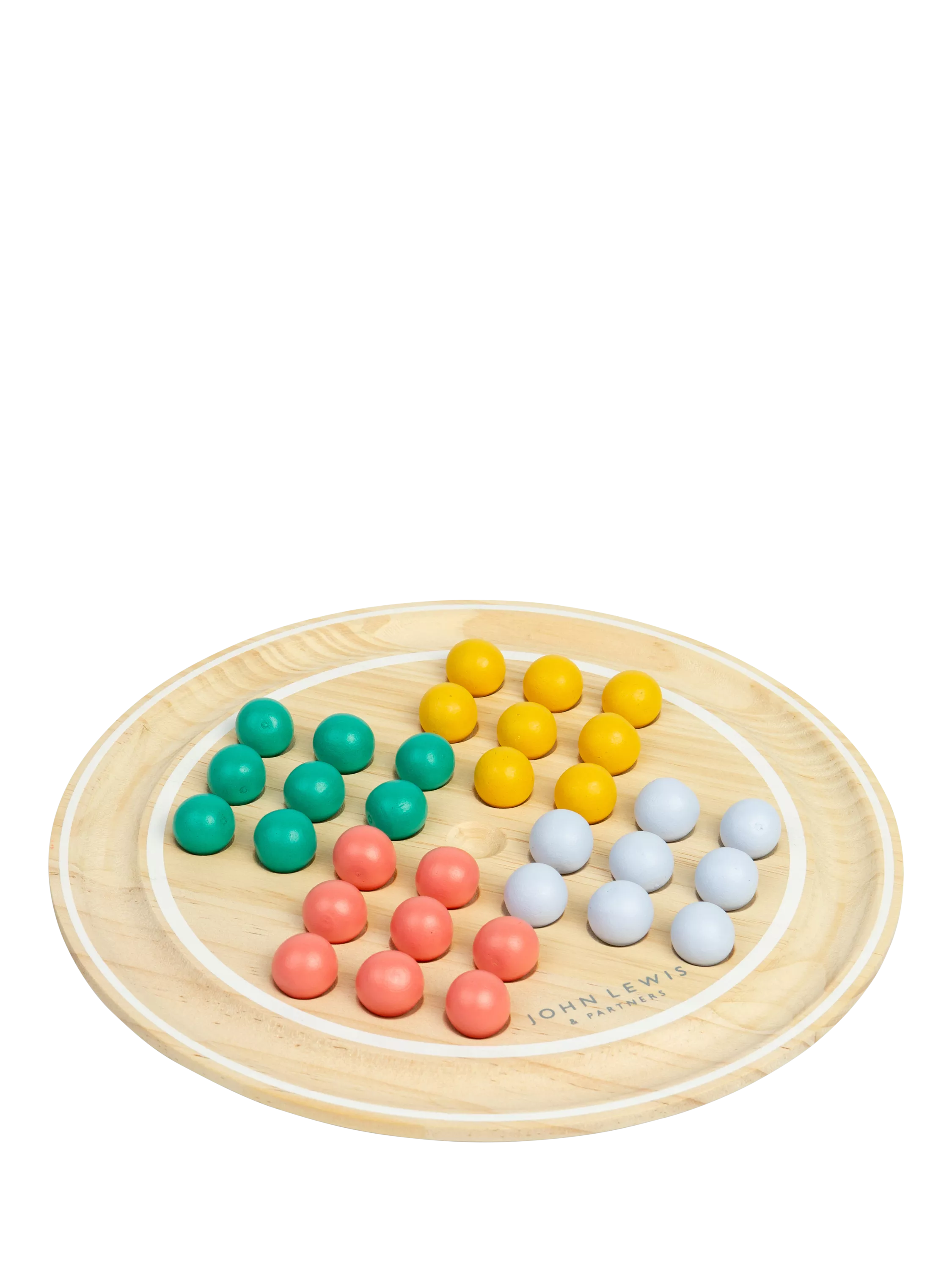 John Lewis wooden solitaire game FSC-certified pine wood, imported from the UK