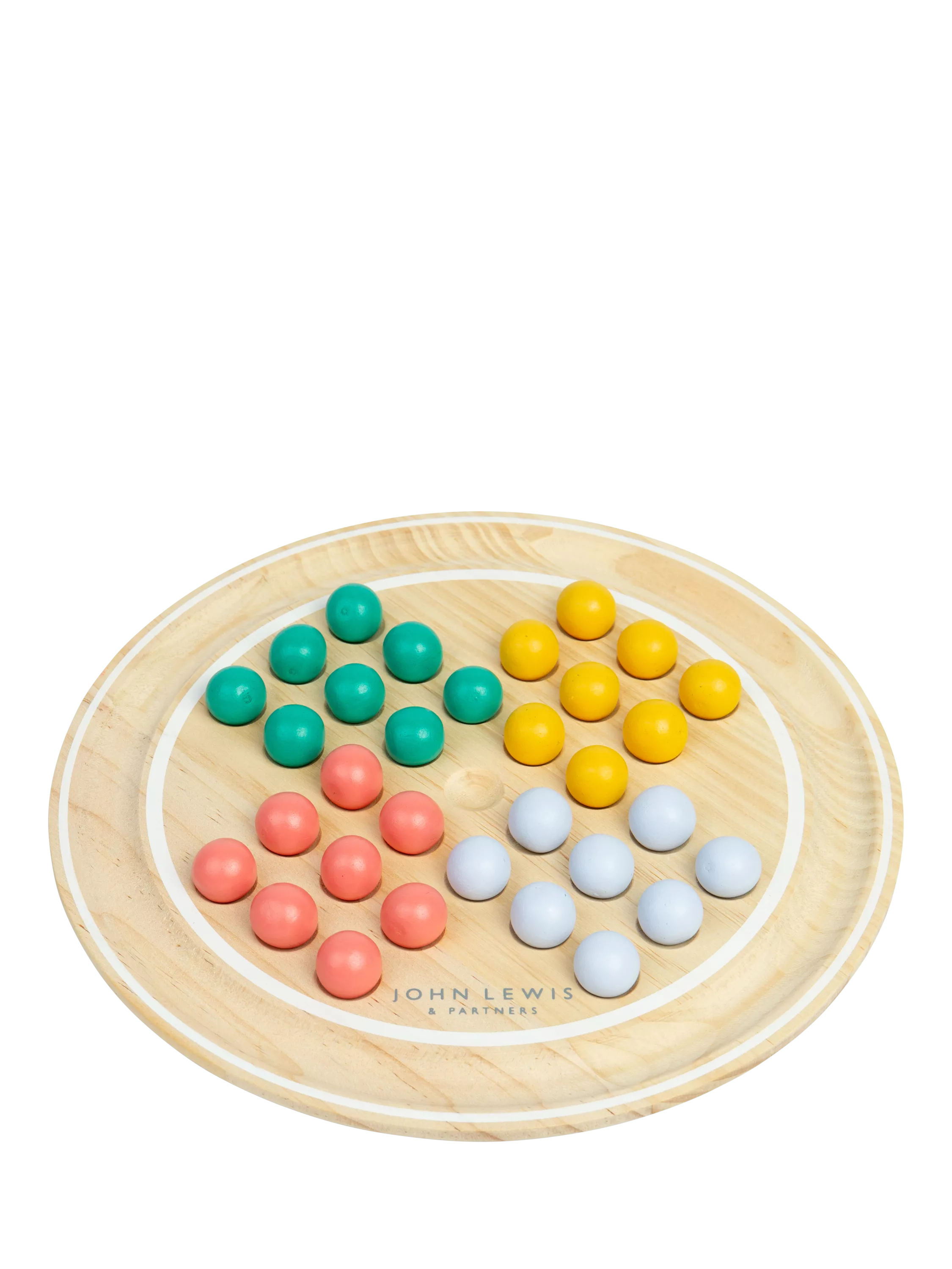 John Lewis wooden solitaire game FSC-certified pine wood, imported from the UK