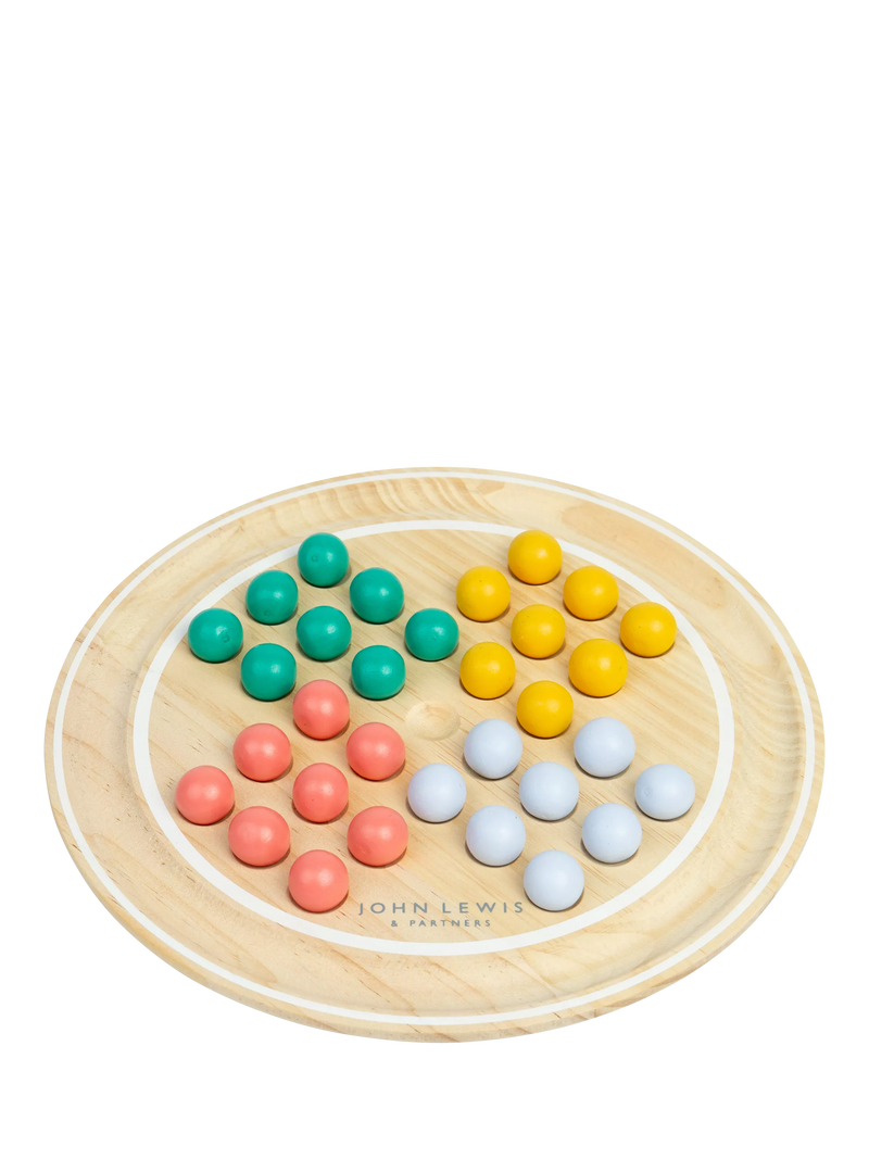 John Lewis wooden solitaire game FSC-certified pine wood, imported from the UK