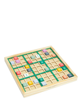 John Lewis kids' wooden Sudoku puzzle game with colorful blocks, imported from the UK