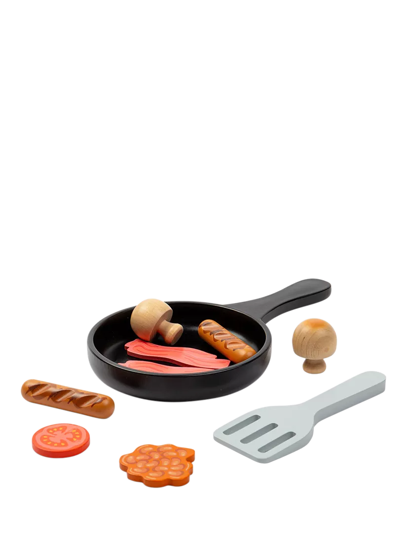 John Lewis wooden breakfast fry up play set (British brand)