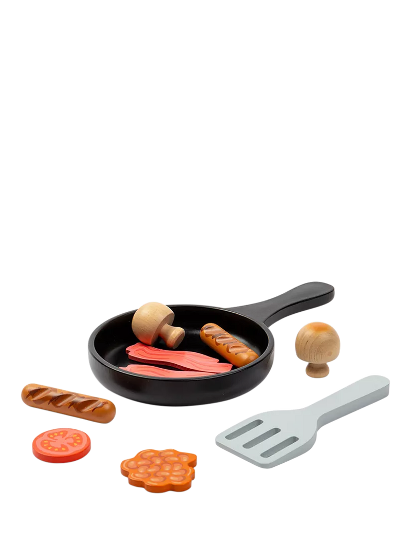 John Lewis wooden breakfast fry up play set (British brand)