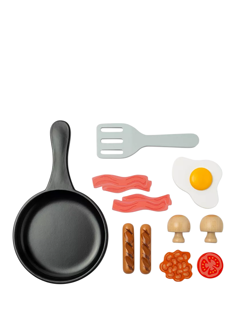 John Lewis wooden breakfast fry up play set (British brand)