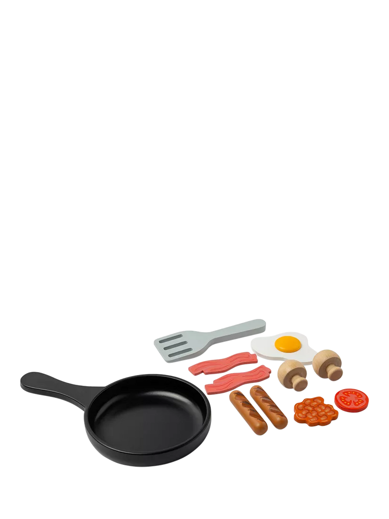 John Lewis wooden breakfast fry up play set (British brand)