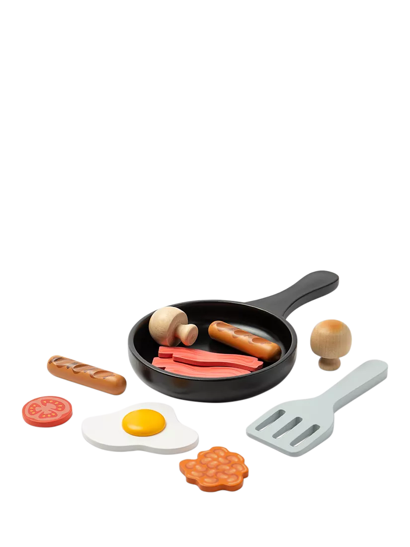 John Lewis wooden breakfast fry up play set (British brand)