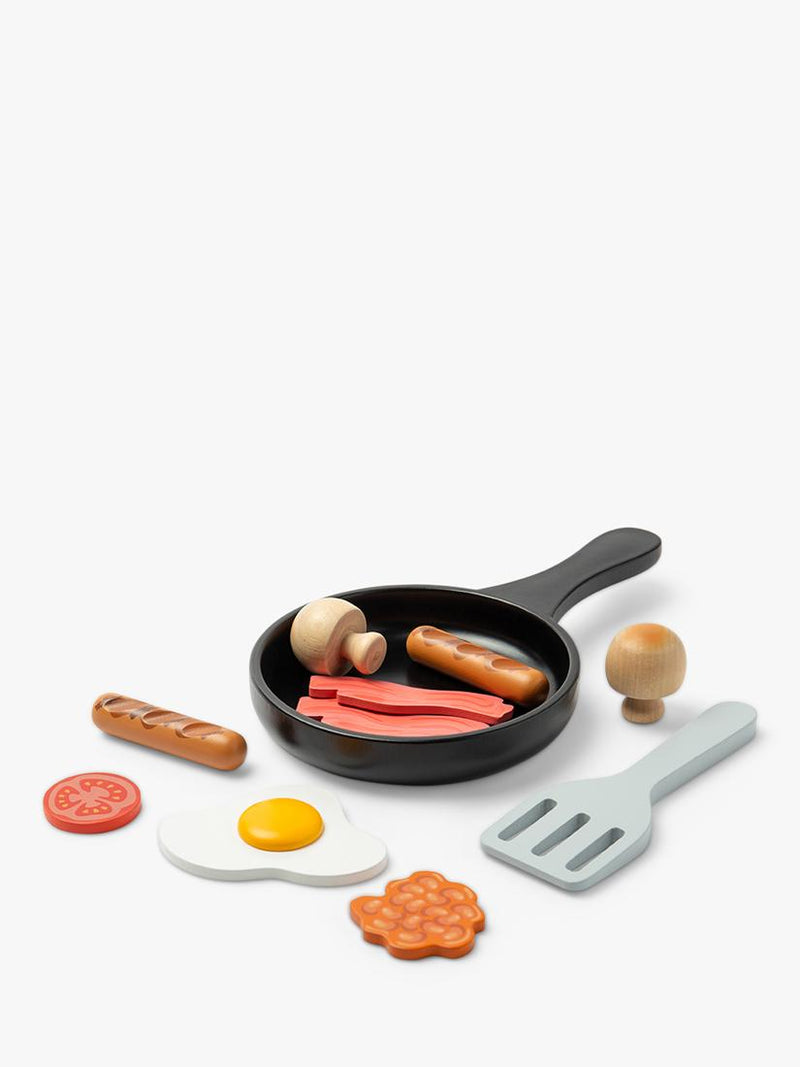 John Lewis wooden breakfast fry up play set (British brand)