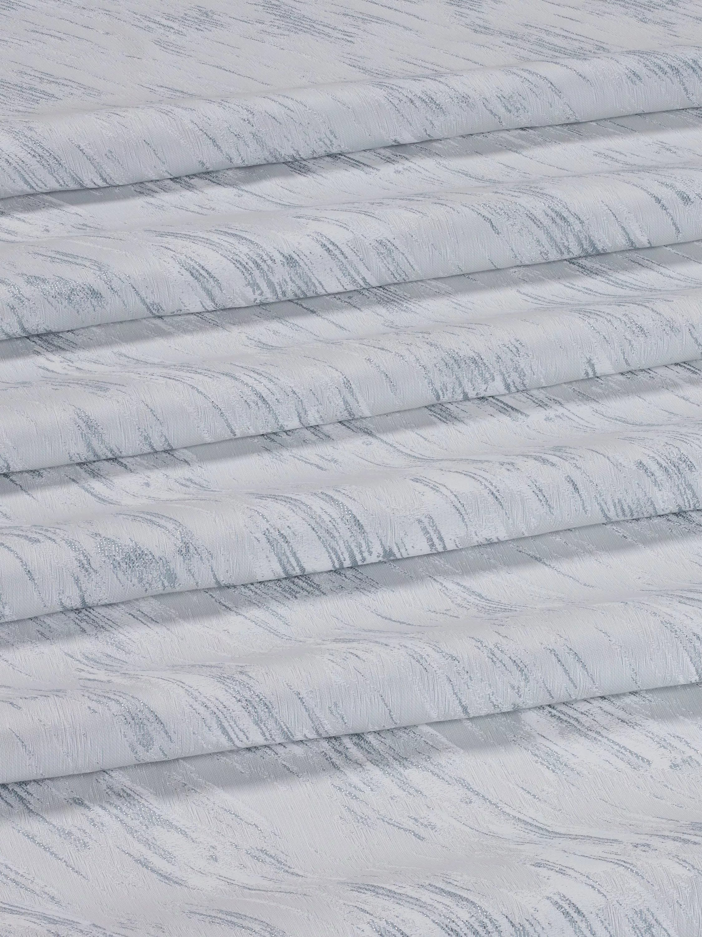 John Lewis Swish Jacquard Silver tablecloth 320x180cm, imported from the UK