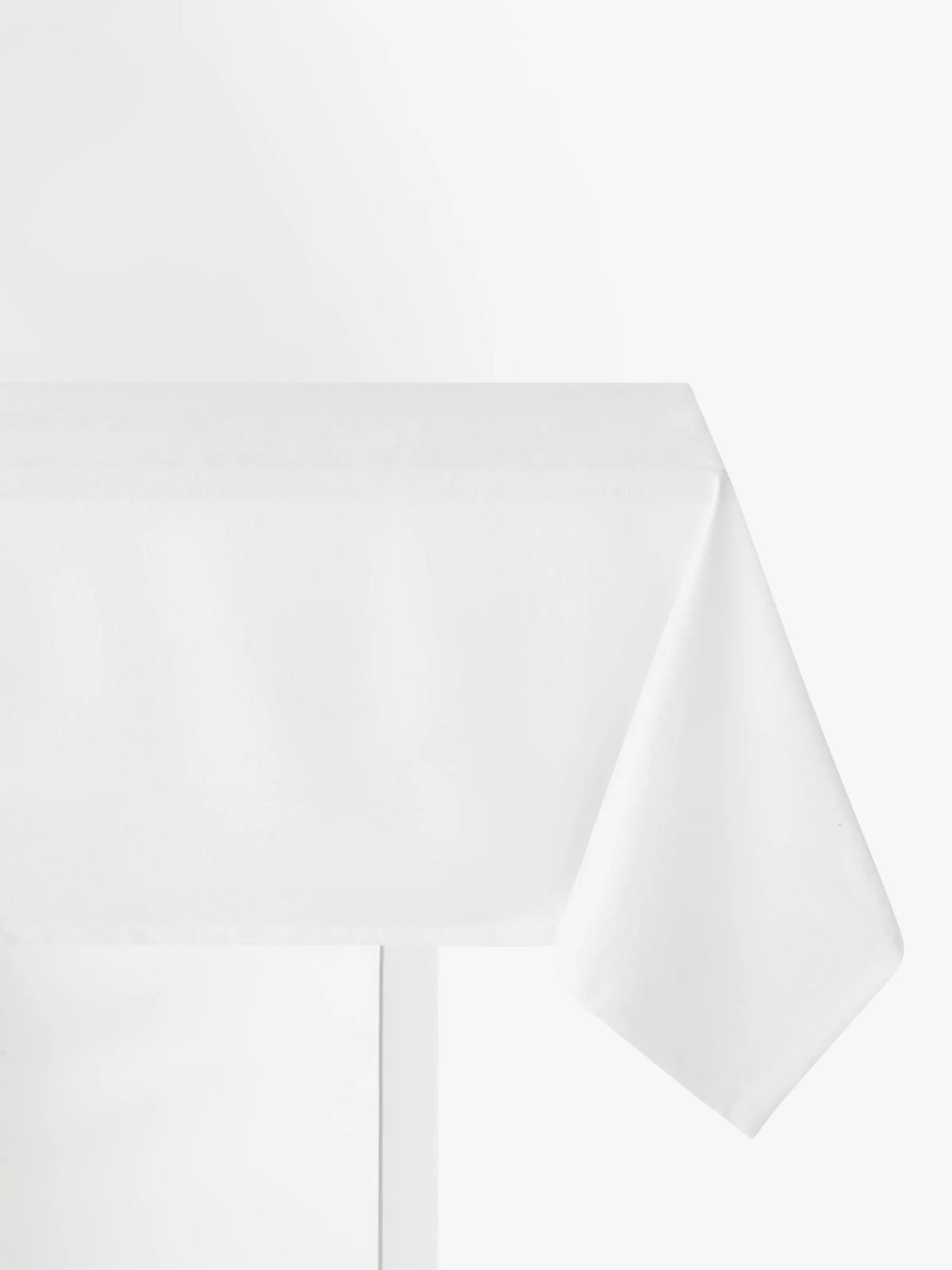 John Lewis white cotton foliage jacquard tablecloth 140x180 cm - British product