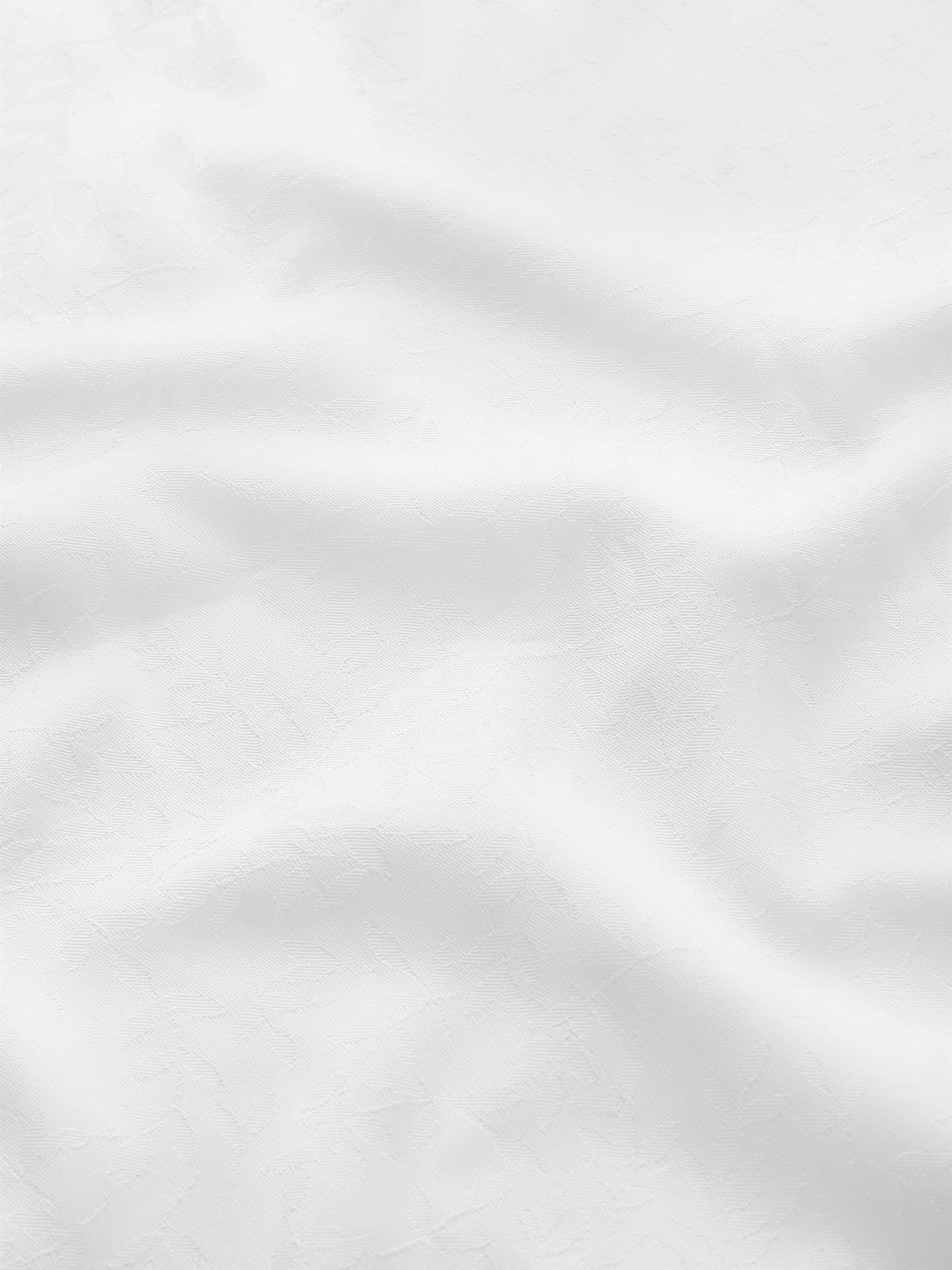 John Lewis white cotton foliage jacquard tablecloth 140x180 cm - British product