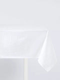John Lewis Foliage Jacquard Cotton Tablecloth, 250 x 160cm, White