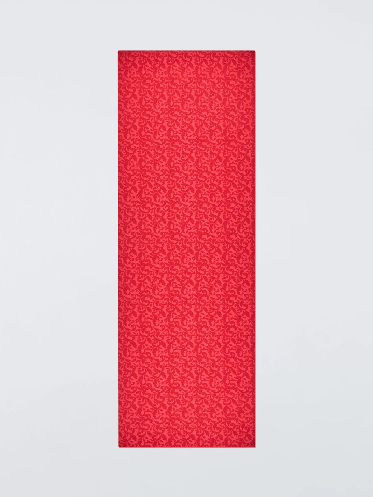 John Lewis Jacquard cotton blend table runner 250cm red - British product