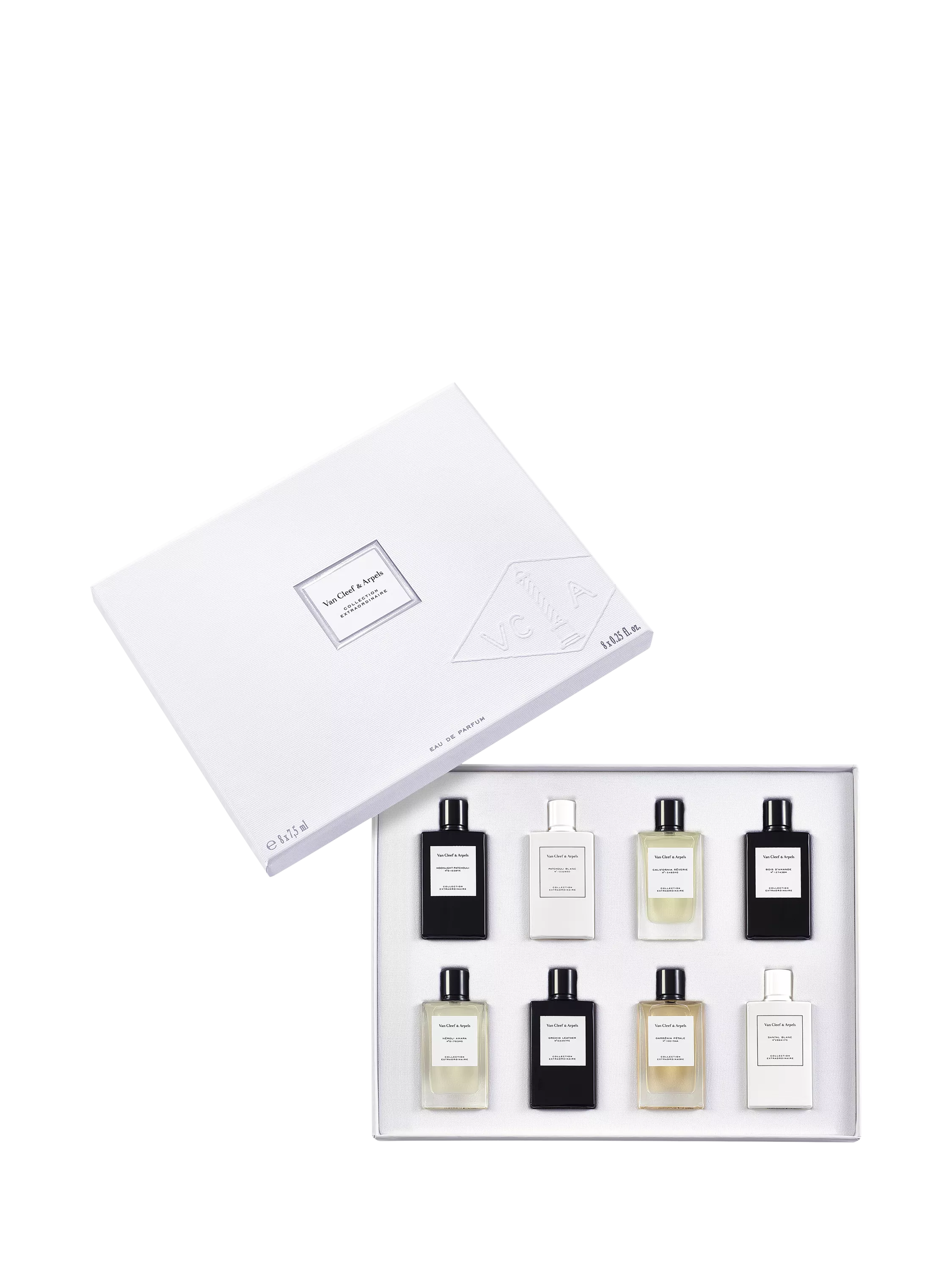 Van Cleef & Arpels perfume gift set Collection Extraordinaire 8x7.5ml, UK version