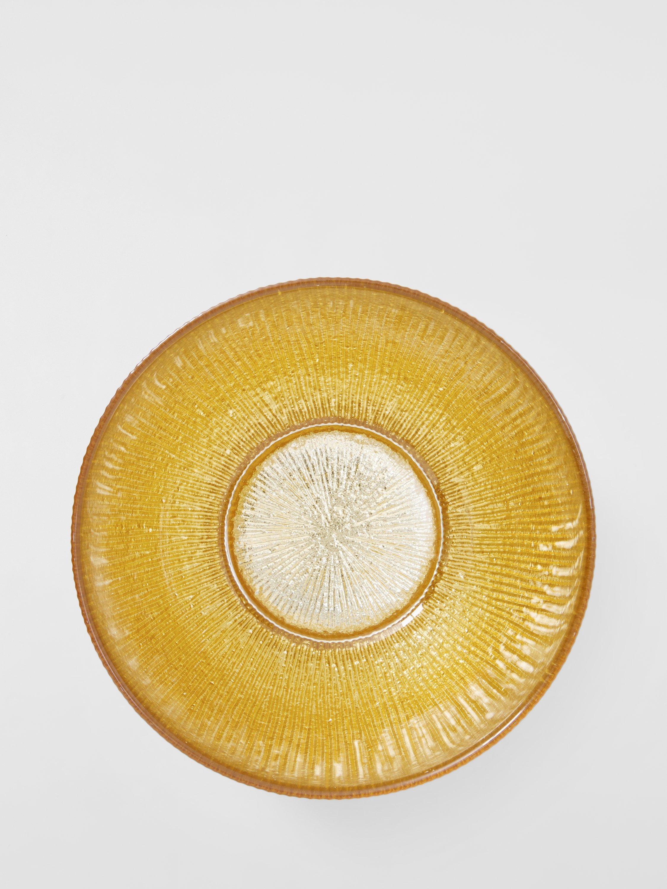 John Lewis glass bowl 15cm gold small, UK version