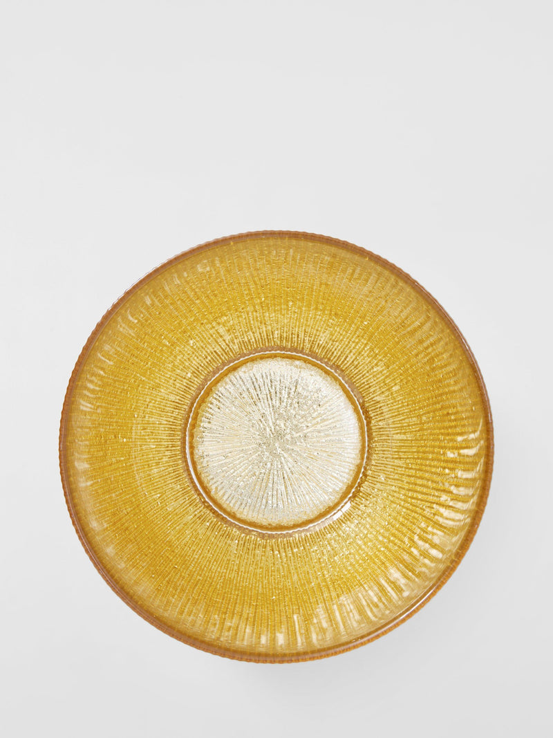John Lewis glass bowl 15cm gold small, UK version