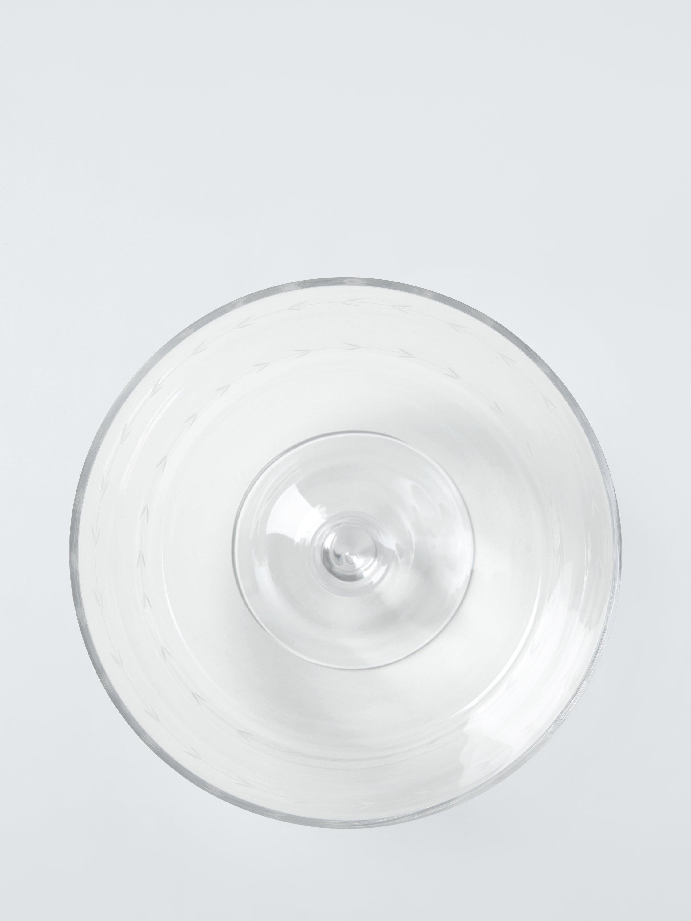 John Lewis x Sanderson footed glass trifle bowl 24cm, UK version