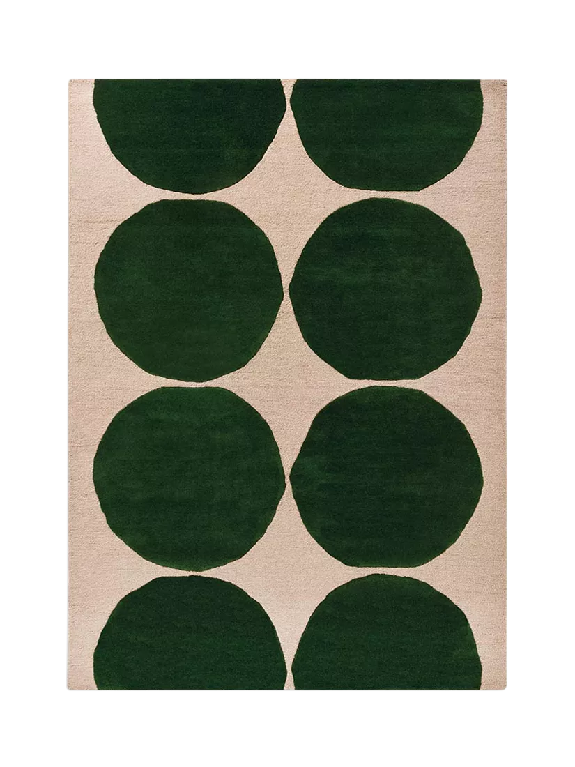 Marimekko pure wool Kivet hand tufted rug 200x140cm (British brand)