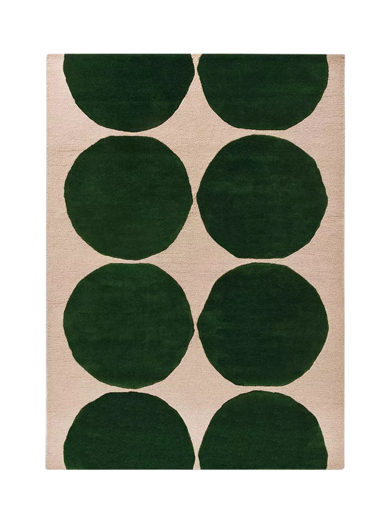 Marimekko pure wool Kivet hand tufted rug 200x140cm (British brand)