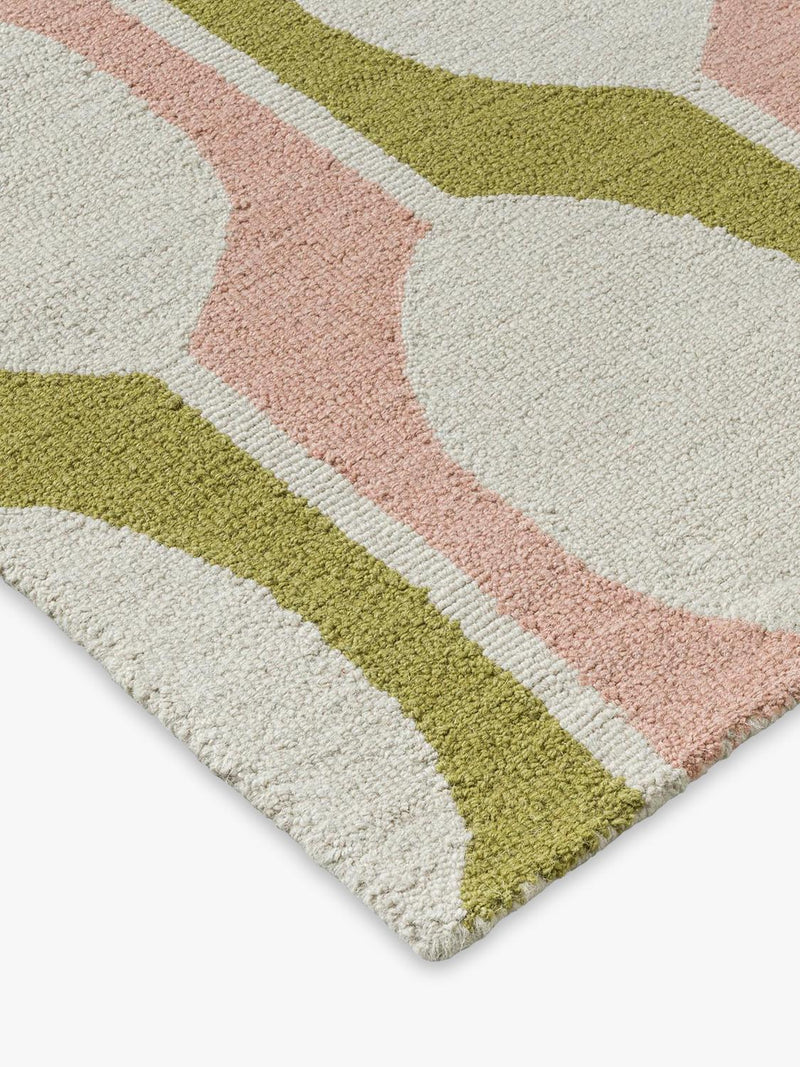 Scion pure wool rug geometric Lichen 180x120cm - British product