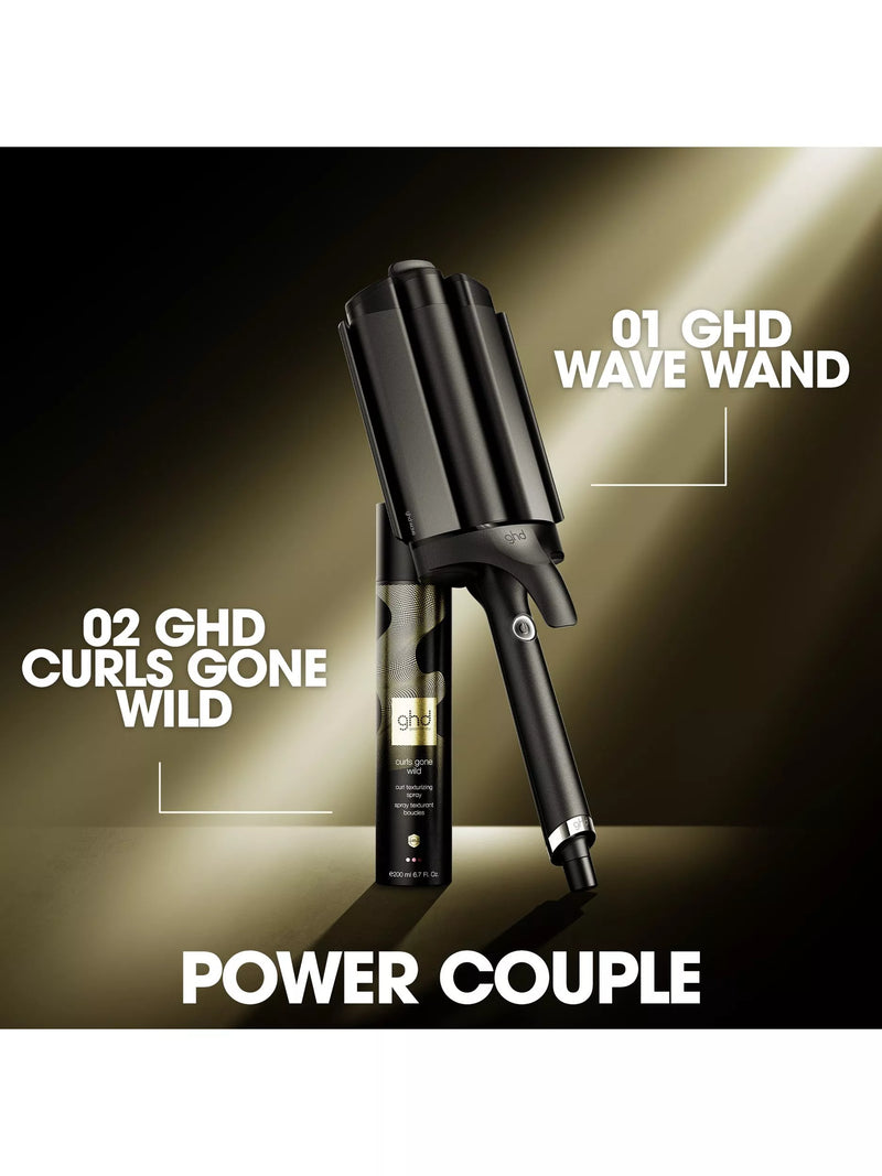 ghd triple barrel wave hair styler black, imported from the UK
