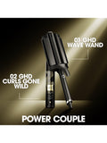 ghd triple barrel wave hair styler black, imported from the UK